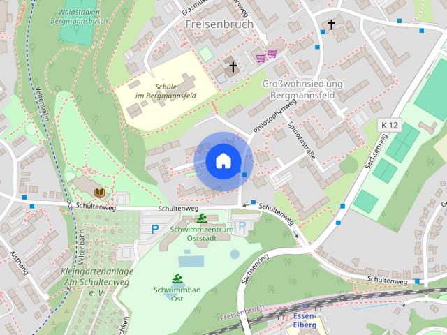 Helle 2 Zimmer Wohnung mit Balkon, frisch renoviert!