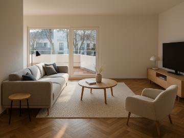 Helle 2 Zimmer Wohnung mit Balkon in Aachen Haaren