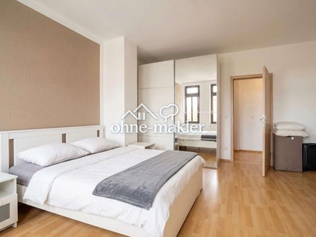 Helle 2 Zimmer Wohnung mit Balkon in saniertem Gründerzeit Altbau in Leipzig Gohlis Süd