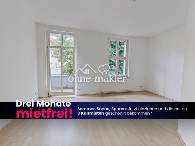 Helle 2 Zimmer Wohnung mit BALKON und intelligentem Grundriss in Pirna Sonnenstein