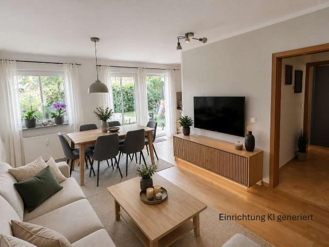 Helle 2 Zimmer Wohnung mit Garten, Poing