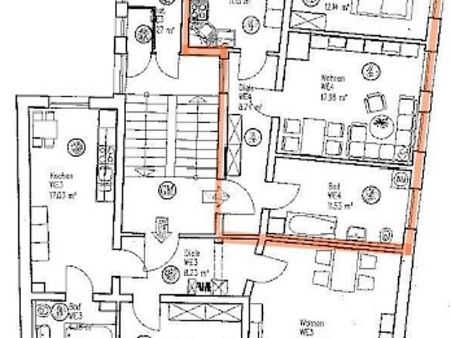 Helle 2 Zimmer Wohnung mit großem Bad in Preißelpöhl