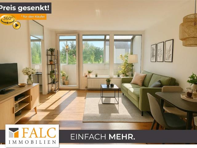 Helle 2 Zimmer Wohnung mit großzügigem Wintergarten in Augsburg Lechhausen