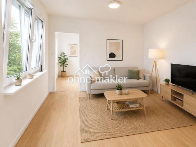 Helle 2 Zimmer Wohnung mit neuem Tageslichtbad in ruhiger Wohnlage von Neu Isenburg