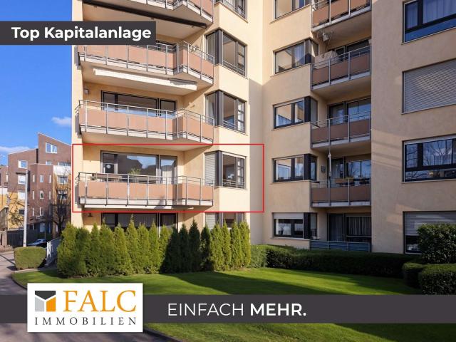 Helle 2 Zimmer Wohnung mit Südwest Balkon und Tiefgaragenstellplatz