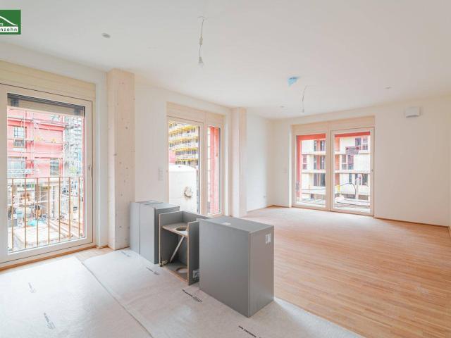 Helle 2 Zimmer Wohnung, Balkon & Grünblick im Palais Rosé