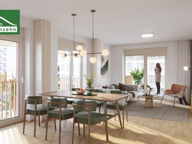 Helle 2 Zimmer Wohnung, Balkon & Grünblick im Palais Rosé