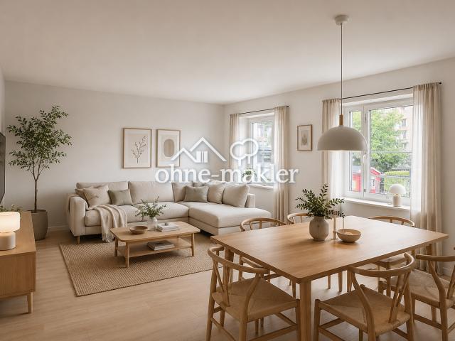Helle 2 Zimmer Wohnung – Erstbezug nach Kernsanierung | KfW 55 EE