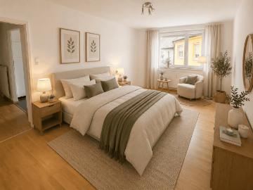 Helle 2 Zimmer Wohnung im Zentrum S Bahn in wenigen Gehminuten