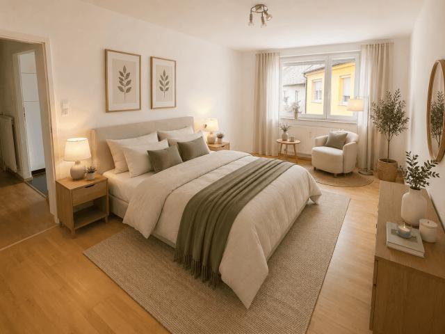 Helle 2 Zimmer Wohnung im Zentrum S Bahn in wenigen Gehminuten