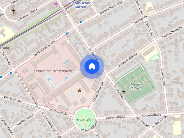 Helle 2 Zimmer Wohnung in Steglitz Zehlendorf, möbliert