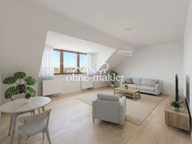 Helle 2 Zimmer Dachgeschosswohnung mit besonderem Charme