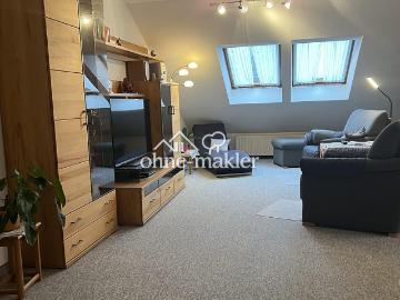 Helle 2 Zimmer Dachgeschosswohnung in Großenseebach mit großem Balkon BITTE KEINE MAKLERANFRAGEN