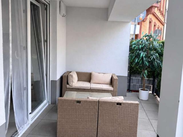 Helle 2 Zimmer EG Wohnung mit riesiger Terrasse & offener Küche in Mannheim Sandhofen