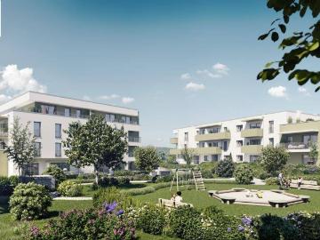 Helle 2 Zimmer Neubauwohnung im Dachgeschoß!