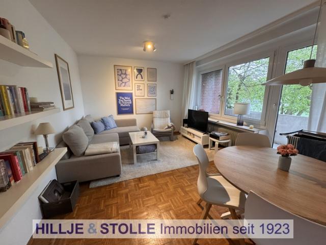 Anfragenstopp! Helle 2 ZKB Wohnung mit Balkon im Oldenburger Ehnernviertel!
