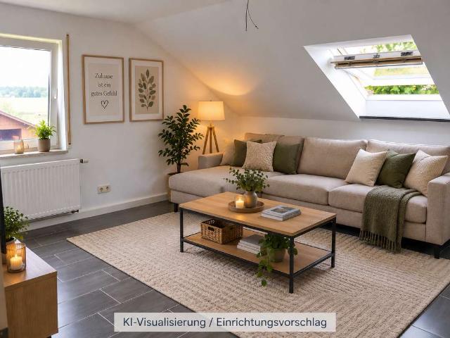 Helle 2,5 Zimmer Dachgeschosswohnung in Spenge Lenzinghausen – provisionsfrei