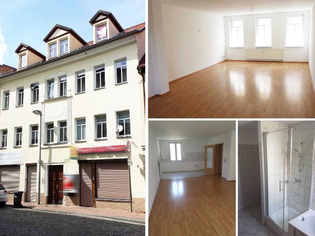 Helle 3 R Wohnung mit offener Wohnküche, 2 sep. AR, Tageslichtbad mit Wanne u. Dusche