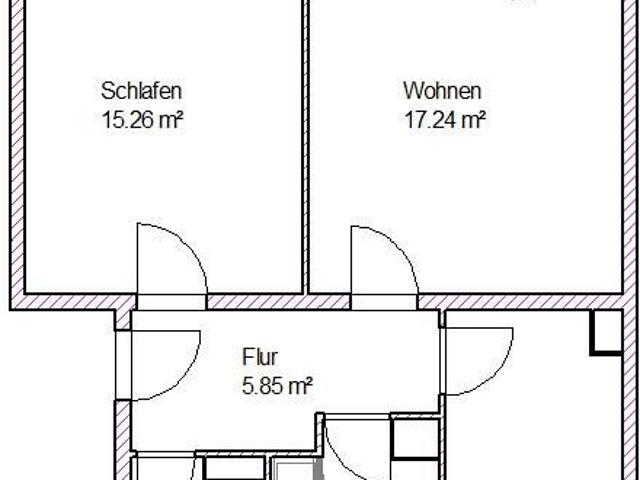Helle 3 Raum Wohnung mit Balkon ab Oktober frei!