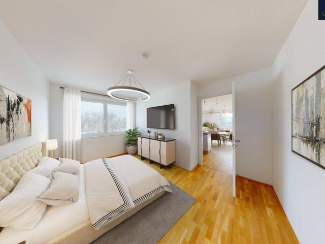 Helle 3 Zi Wohnung mit Balkon in Klosterneuburg, 63 m², €1.199!
