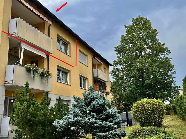 Helle 3 Zi Wohnung mit 81 qm in Südausrichtung und ruhiger Lage sowie Garage von Privat