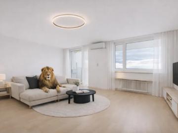 Helle 3 Zimmer Wohnung mit Tiefgaragenstellplatz und schönem Weitblick