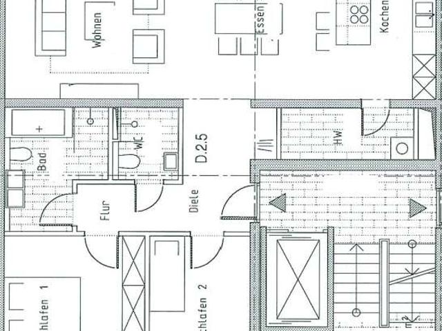 helle 3 Zimmer Wohnung mit Balkon