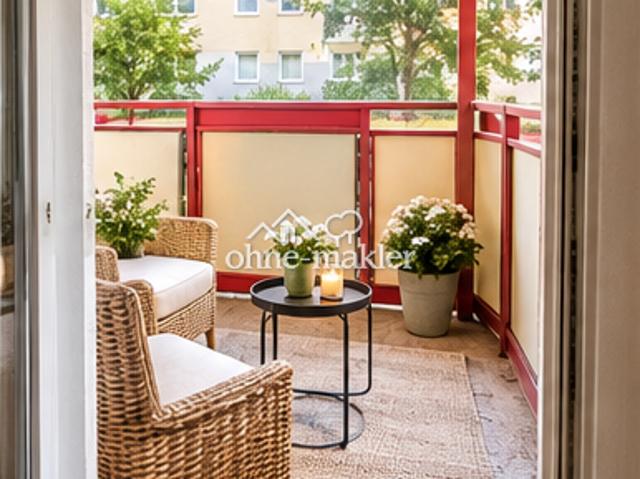 Helle 3 Zimmer Wohnung mit Balkon im Erdgeschoss in ruhiger Wohnlage von Pegau