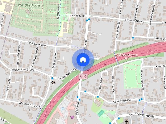 Helle 3 Zimmer Wohnung mit Balkon in zentraler Lage von Mülheim an der Ruhr
