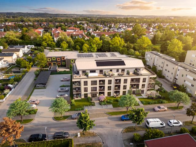 Helle 3 Zimmer Wohnung mit durchdachtem Grundriss in Gersthofen für Betreutes Wohnen