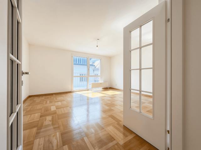 Helle 3 Zimmer Wohnung mit flexiblem Grundriss und französichen Balkon im 9. Bezirk