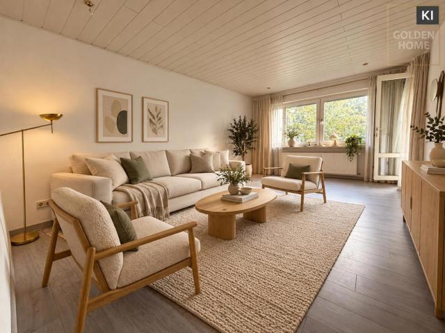 Helle 3 Zimmer Wohnung mit Gestaltungspotenzial – Garage inklusive
