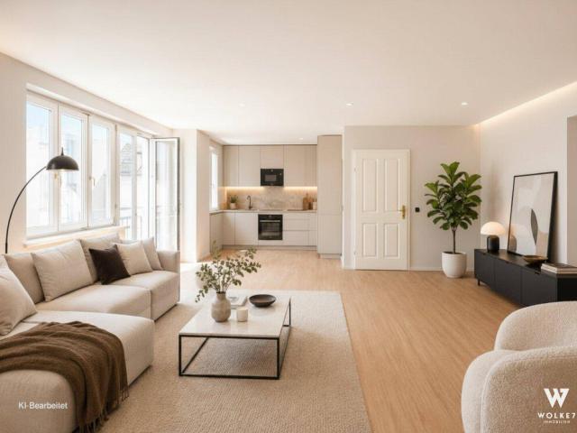 Helle 3 Zimmer Wohnung im 4. Liftstock mit großer Wohnküche & französischem Balkon Nähe U1 Reumannplatz | Quellenplatz