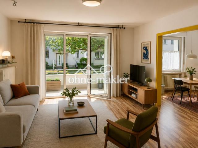 Helle 3 Zimmer Wohnung in ruhiger Lage nahe UN Campus und Bundesviertel