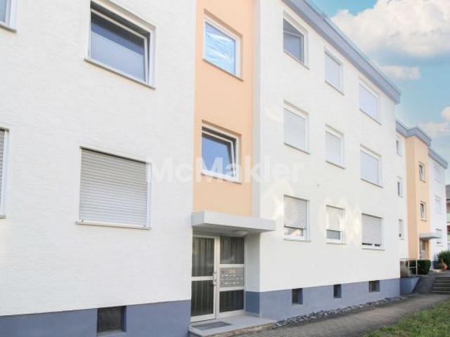 Helle 3 Zimmer Wohnung in Wiesbaden Nordenstadt mit Balkon und zwei Außenstellplätzen