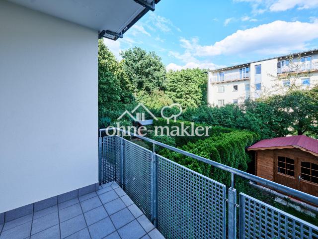 Helle 3 Zimmer am Waldstreifen — Balkon, TG Stellplatz, bezugsfrei & provisionsfrei