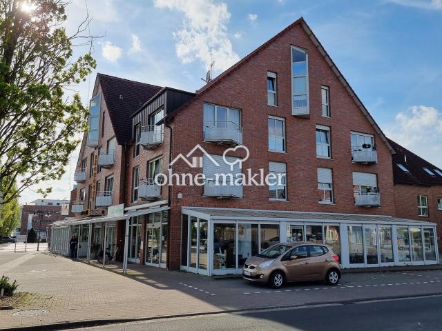 Helle 3 Zimmer DG Wohnung, 90 m², Balkon, Aufzug & Einbauküche – Spelle Mitte, frei ab Oktober