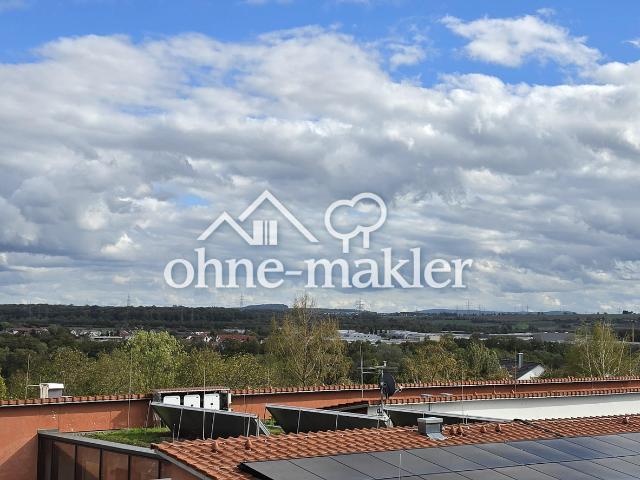 Helle 3 Zimmer DG Neubauwohnung mit toller Aussicht