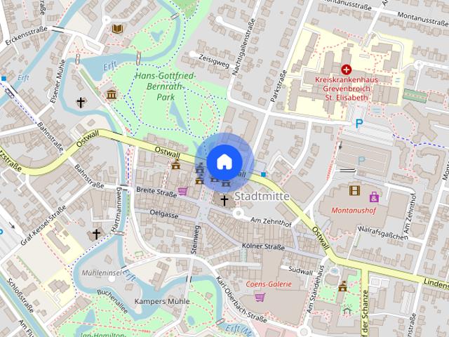 Helle 3 Zimmerwohnung mit offener Küche und grossen Südbalkon
