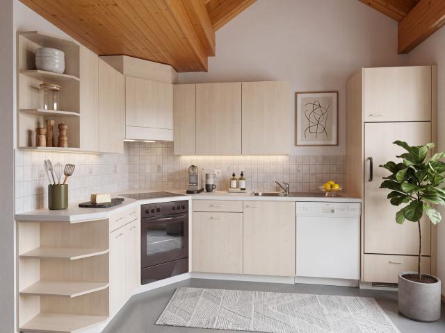 Helle 3.5 Zi. Dachwohnung mit Weitblick in Wald AR mieten