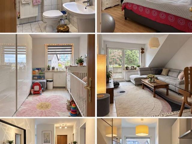 Helle 3,5 Zimmer Wohnung gemütlich & gut geschnitten
