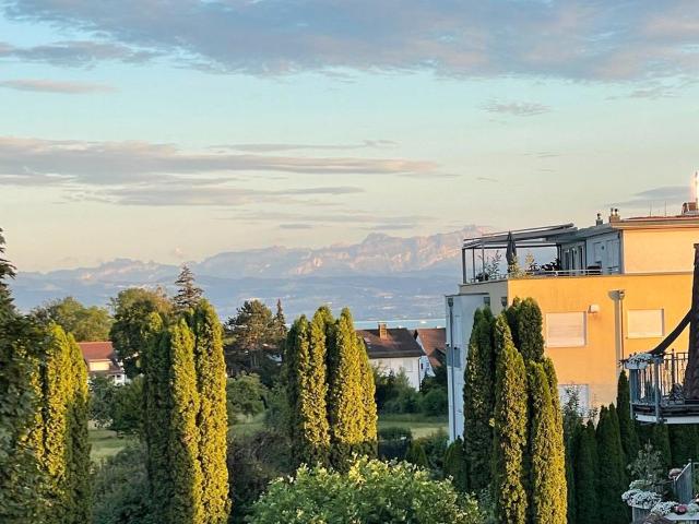 Helle 3,5 Zimmer Wohnung mit Aufzug, See und Alpenblick
