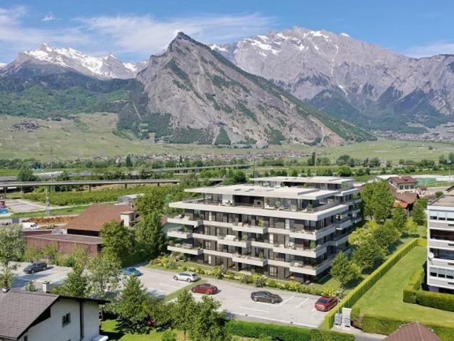 Helle 3,5 Zimmer Wohnung mit großzügigem Balkon in Riddes