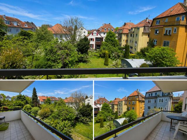 Helle 3,5 Zimmer Wohnung mit Südwest Balkon & Tiefgarage in Ludwigsburg