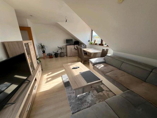 Helle teilrenovierte 3 Zi. DG Wohnung inkl. TG BFH Hagenbach
