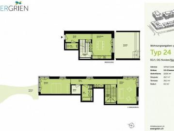Helle und gemütliche 3.5 Zimmermaisonettewohnung an der Limmat