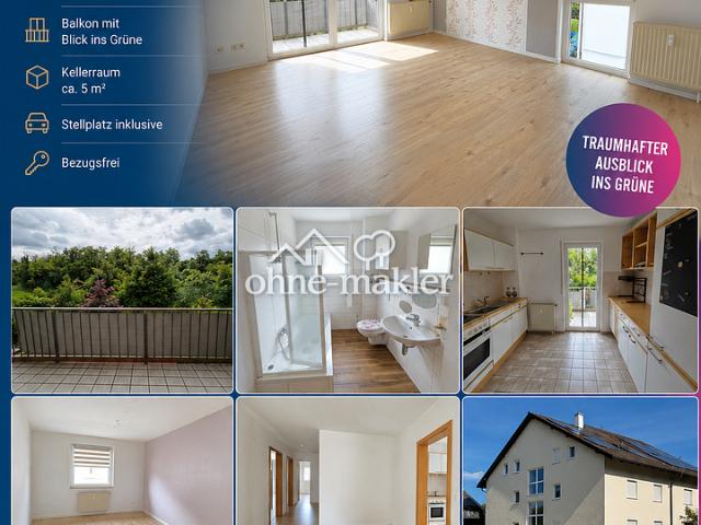 Helle und gepflegte 3 Zimmer Wohnung mit Balkon in Neuenburg am Rhein