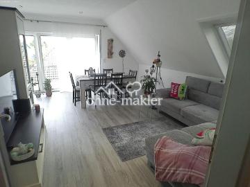 Helle und großzügige 3,5 Zi. Dachgeschosswhng. im Zweifamilienhaus – Gepflegt,modernisiert, ruhig