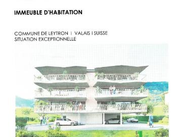 Leytron, Bezirk Martinach, Wallis - Parkplatz