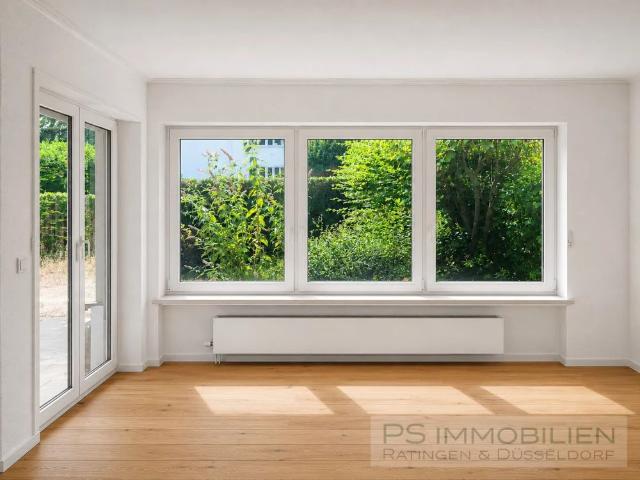 Helle und frisch renovierte 3 Zimmer Erdgeschoss Wohnung mit eigenem Garten